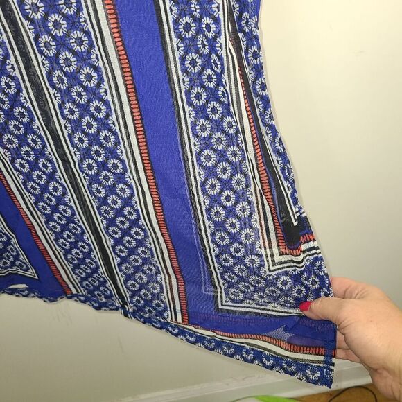 INC International Concepts Sheer Boho Blouse. **No Cami - Picture 2 of 10